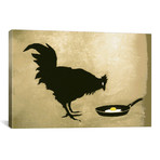 Chicken + Egg // Banksy (26"W x 18"H x 0.75"D)