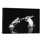 Black White Hmv Rocket Dog (26"W x 18"H x 0.75"D)