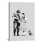 Dorothy Police Search // Banksy (26"W x 18"H x 0.75"D)