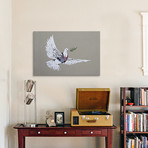 Armoured Peace Dove // Banksy (26"W x 18"H x 0.75"D)