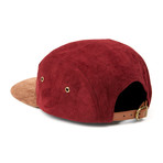 Qilogram 5-Panel // Burgundy Suede