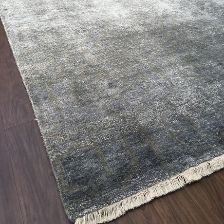 Knotted Velvet Silk // Gray