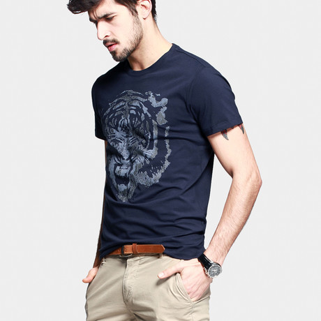 Tiger Tee // Navy (M)