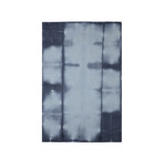 Shibori Japanese Tie Die Hand Tufted // Dark Gray (4' L x 6' H)