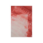 Shibori Japanese Tie Die Hand Tufted (Red)