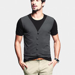 Vest T-Shirt // Charcoal (M)