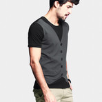 Vest T-Shirt // Charcoal (M)