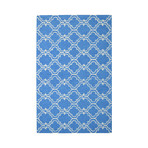 Moroccan Trellis Scroll Tile // Royal Blue (5' L x 8' H)