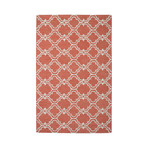 Moroccan Trellis Scroll Tile (Orange)