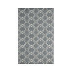 Moroccan Trellis Scroll Tile (Dark Gray)