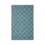 Moroccan Trellis Diamonds // Teal (5' L x 8' H)