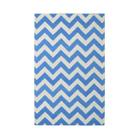 Moroccan Chevron (Royal Blue)