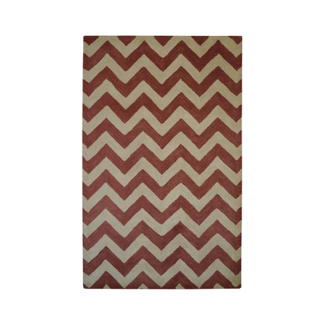 Moroccan Chevron (Marsala + Rust)