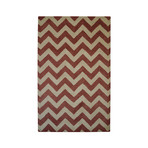 Moroccan Chevron (Marsala + Rust)