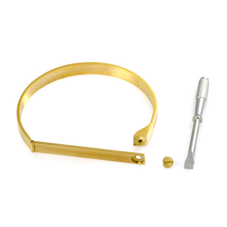 Plank Bracelet // Gold (Small)