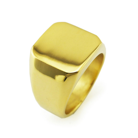 Classic Signet Ring // Gold (Size 6)