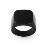 Classic Signet Ring // Black (Size 6)