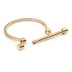 Barbell Bracelet // Rose Gold (Small)