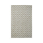 Moroccan Chevron Clarke // Beige + Ivory