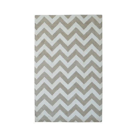 Moroccan Chevron (Camel + Ivory)