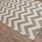 Moroccan Chevron (Camel + Ivory)