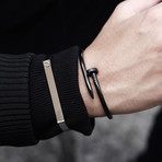 Twisted Nail Bracelet // Black (Small)