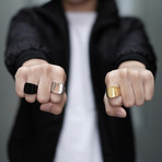 Classic Signet Ring // Black (Size 6)