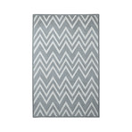 Moroccan Chevron Vera (Gray + Ivory)