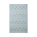 Moroccan Chevron Vera (Cyan Blue)