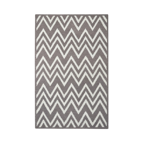Moroccan Chevron Vera (Brown + Ivory)