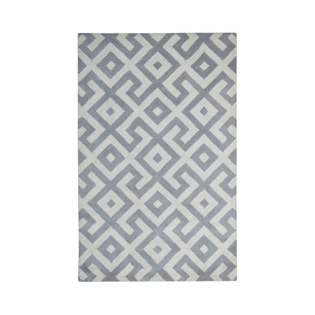 Modern Marvel Devin // Dark Gray + Ivory (5' L x 8' H)