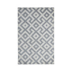 Modern Marvel Devin // Dark Gray + Ivory (5' L x 8' H)