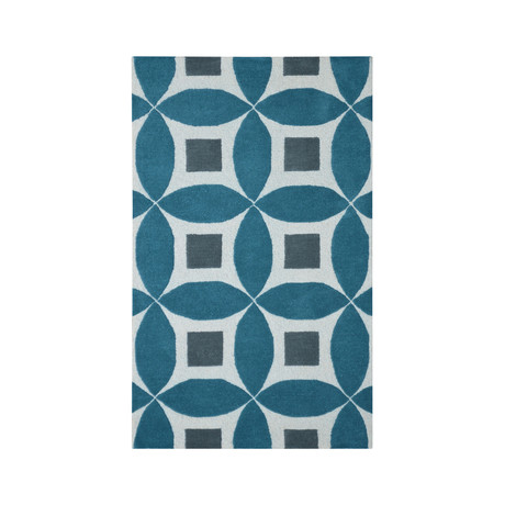 Henley Modern // Teal Blue (3' L x 5' H)
