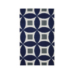 Henley Modern // Navy Blue (3' L x 5' H)