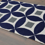 Henley Modern // Navy Blue (3' L x 5' H)