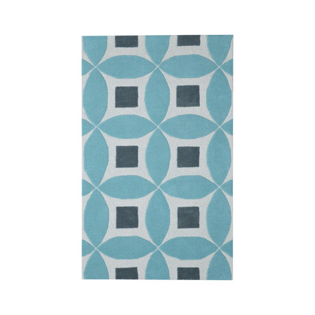 Henley Modern // Sea Blue (3' L x 5' H)