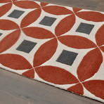Henley Modern // Orange (3' L x 5' H)