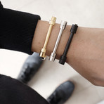 Barbell Bracelet // Silver