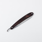 Straight Razor, Calf Leather Strop + Rosewood Box