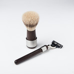 Golddachs' Wenge Wood Shave Set // Mach 3