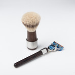 Golddachs' Wenge Wood Shave Set // Gillette Fusion