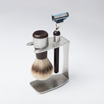 Golddachs' Wenge Wood Shave Set // Mach 3