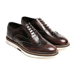 Wing Cap Oxford // Brown (Euro: 45)