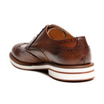 Leather Wing Cap Derby // Brown (Euro: 44)