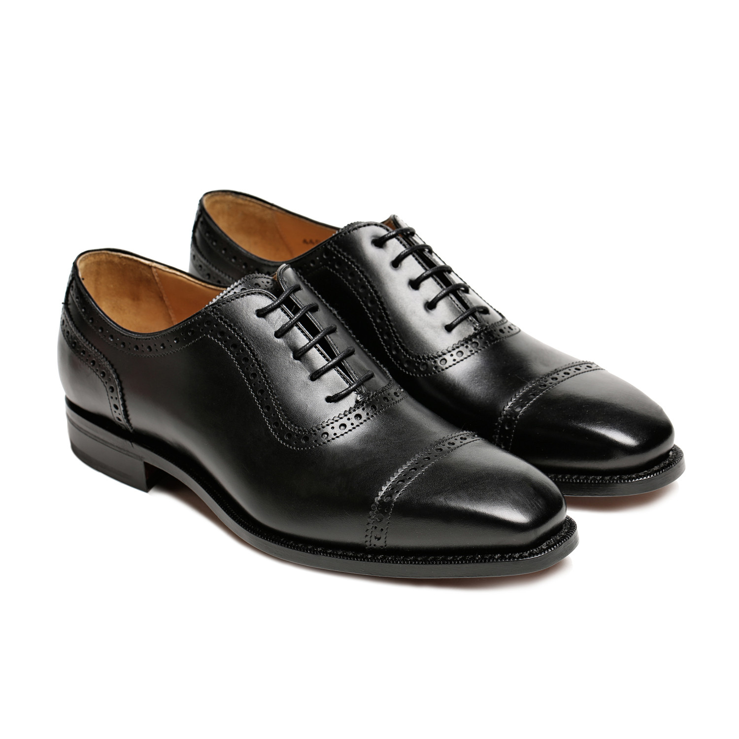 Cap-Toe Oxford // Black Goodyear (Euro: 40) - British Passport Shoes ...
