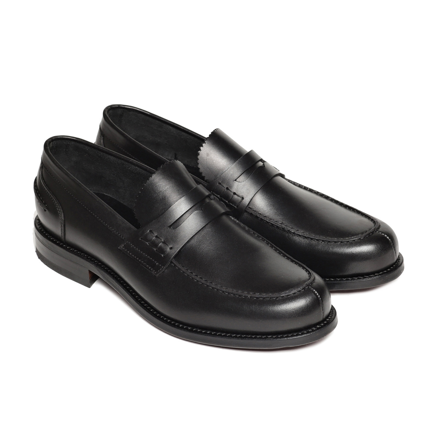 British Passport Shoes // Plain Goodyear Loafer // Black (Euro: 44 ...