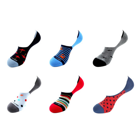 No-Show Sock // Polka Plus More // Pack of 6