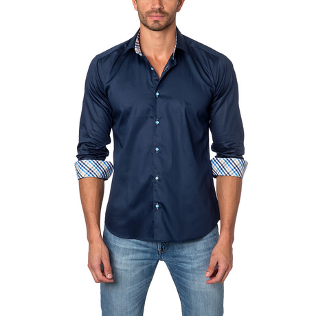 Jared Lang // Button-Up // Navy (S)
