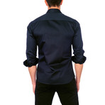 Solid Dress Shirt // Black (L)