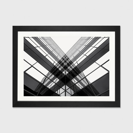The Corner by Gerard Jonkman // Black Framed (24"W x 16"H x 1"D)